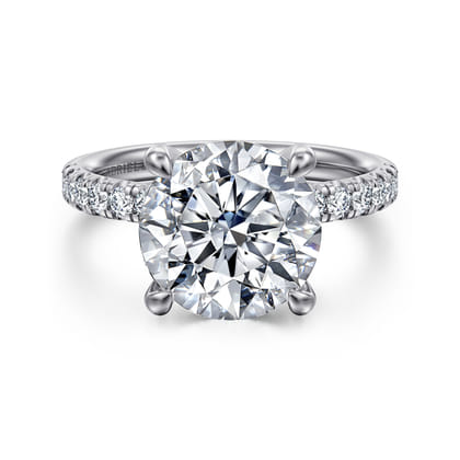 Winslow - 14K White Gold Round Diamond Engagement Ring