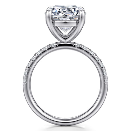 Winslow - 14K White Gold Round Diamond Engagement Ring