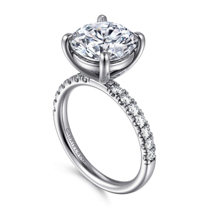 Winslow - 14K White Gold Round Diamond Engagement Ring