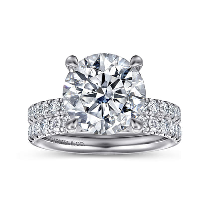 Winslow - 14K White Gold Round Diamond Engagement Ring