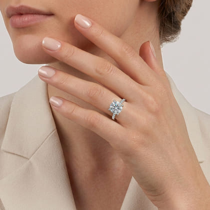 Winslow - 14K White Gold Round Diamond Engagement Ring