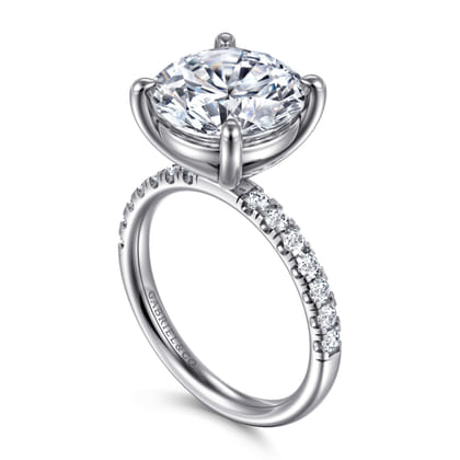 Winslow - 14K White Gold Round Diamond Engagement Ring