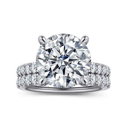 Winslow - 14K White Gold Round Diamond Engagement Ring