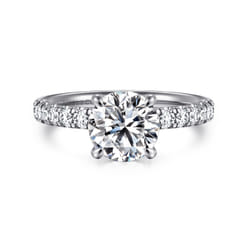 Winslow - 14K White Gold Round Diamond Engagement Ring