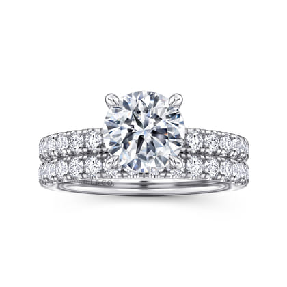 Winslow - 14K White Gold Round Diamond Engagement Ring