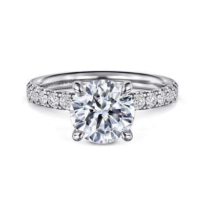 Winslow - 14K White Gold Round Diamond Engagement Ring