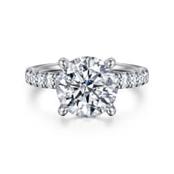 Winslow - 14K White Gold Round Diamond Engagement Ring