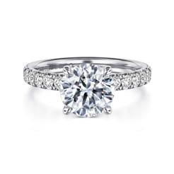 Winslow - 14K White Gold Round Diamond Engagement Ring