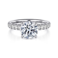 Winslow - 14K White Gold Round Diamond Engagement Ring