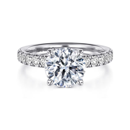 Winslow - 14K White Gold Round Diamond Engagement Ring