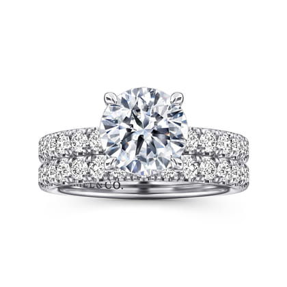 Winslow - 14K White Gold Round Diamond Engagement Ring