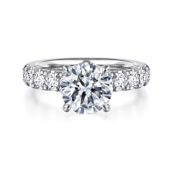 Winslow - 14K White Gold Round Diamond Engagement Ring