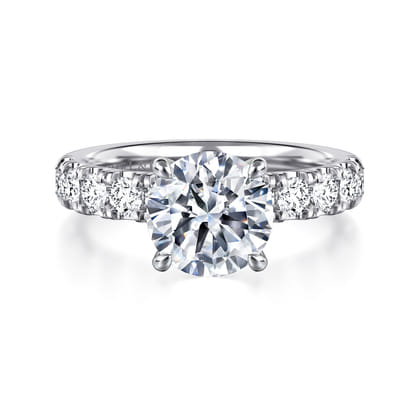 Winslow - 14K White Gold Round Diamond Engagement Ring
