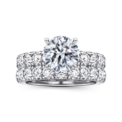 Winslow - 14K White Gold Round Diamond Engagement Ring