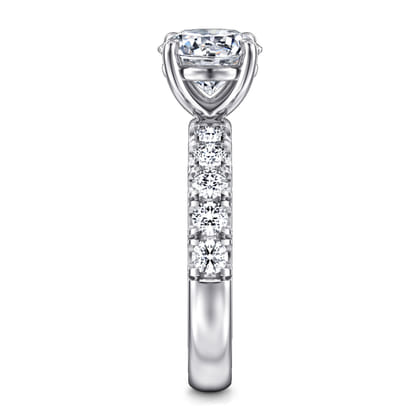 Winslow - 14K White Gold Round Diamond Engagement Ring