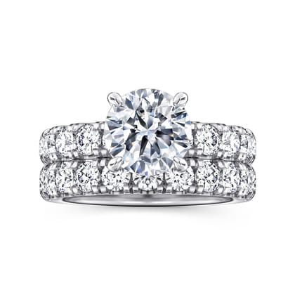 Winslow - 14K White Gold Round Diamond Engagement Ring