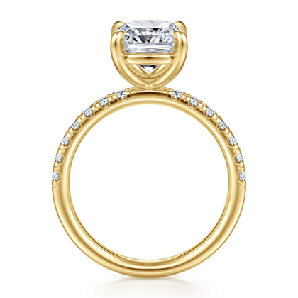 Winslow - 14K Yellow Gold Elongated Cushion Diamond Engagement Ring