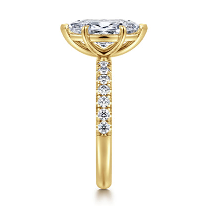 Winslow - 14K Yellow Gold Marquise Shape Diamond Engagement Ring