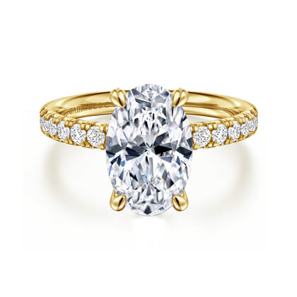 Winslow - 14K Yellow Gold Oval Diamond Engagement Ring