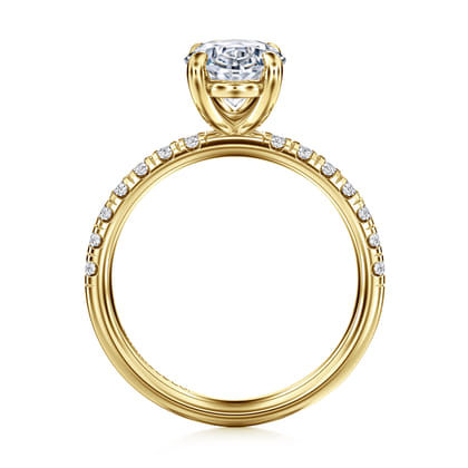 Winslow - 14K Yellow Gold Oval Diamond Engagement Ring