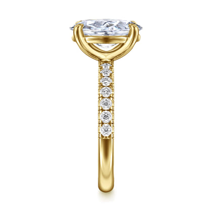 Winslow - 14K Yellow Gold Oval Diamond Engagement Ring