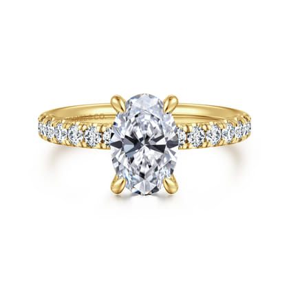 Winslow - 14K Yellow Gold Oval Diamond Engagement Ring