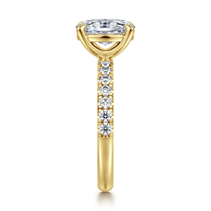 Winslow - 14K Yellow Gold Oval Diamond Engagement Ring