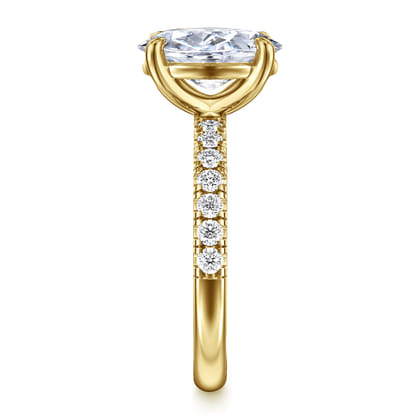 Winslow - 14K Yellow Gold Oval Diamond Engagement Ring