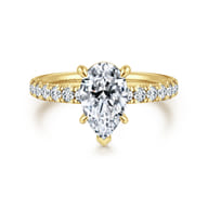 Winslow - 14K Yellow Gold Pear Shape Diamond Engagement Ring