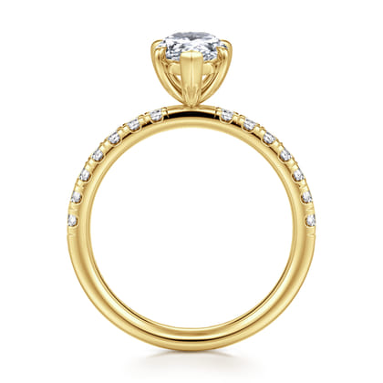 Winslow - 14K Yellow Gold Pear Shape Diamond Engagement Ring