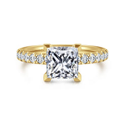 Winslow - 14K Yellow Gold Princess Cut Diamond Engagement Ring