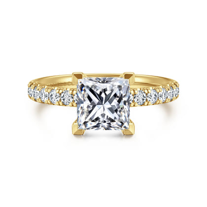 Winslow - 14K Yellow Gold Princess Cut Diamond Engagement Ring