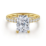 Winslow - 14K Yellow Gold Radiant Cut Diamond Engagement Ring
