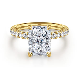 Winslow - 14K Yellow Gold Radiant Cut Diamond Engagement Ring
