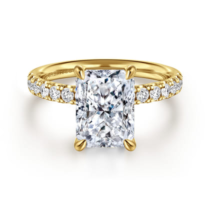Winslow - 14K Yellow Gold Radiant Cut Diamond Engagement Ring
