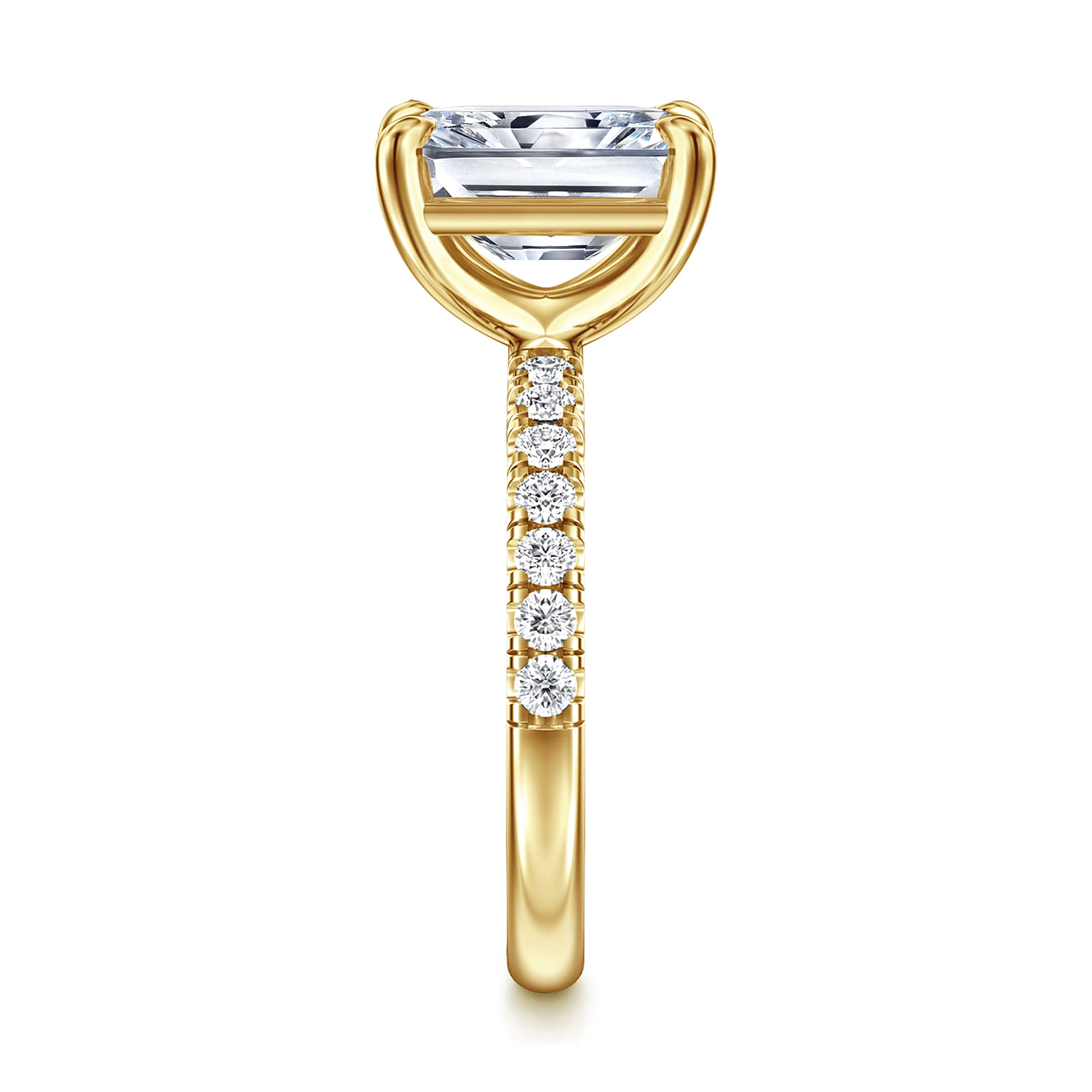 Winslow - 14K Yellow Gold Radiant Cut Diamond Engagement Ring