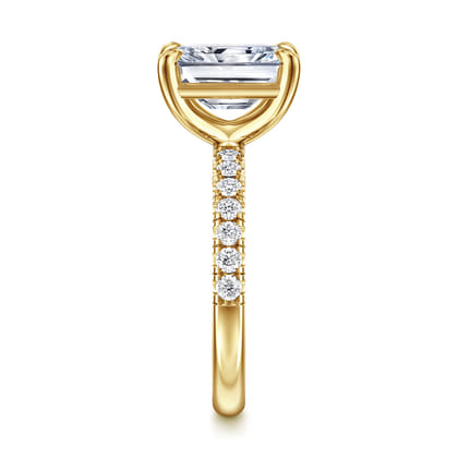 Winslow - 14K Yellow Gold Radiant Cut Diamond Engagement Ring