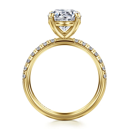 Winslow - 14K Yellow Gold Round Diamond Engagement Ring