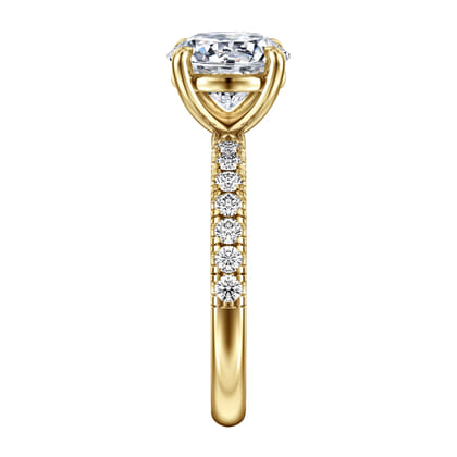 Winslow - 14K Yellow Gold Round Diamond Engagement Ring