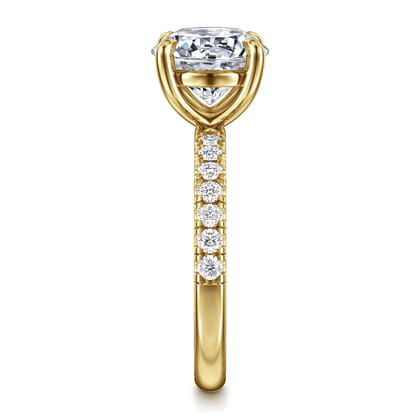 Winslow - 14K Yellow Gold Round Diamond Engagement Ring