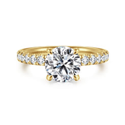 Winslow - 14K Yellow Gold Round Diamond Engagement Ring
