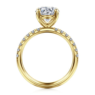 Winslow - 14K Yellow Gold Round Diamond Engagement Ring