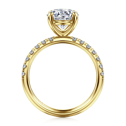 Winslow - 14K Yellow Gold Round Diamond Engagement Ring