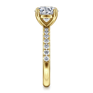 Winslow - 14K Yellow Gold Round Diamond Engagement Ring