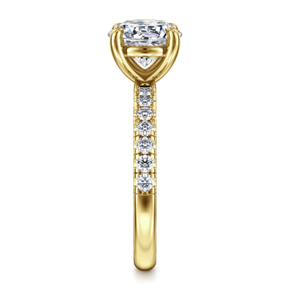 Winslow - 14K Yellow Gold Round Diamond Engagement Ring