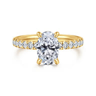 Winslow - 18K Yellow Gold Oval Diamond Engagement Ring