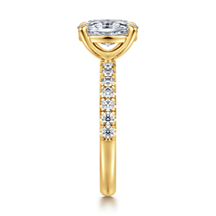 Winslow - 18K Yellow Gold Oval Diamond Engagement Ring