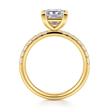 Winslow - 18K Yellow Gold Princess Cut Diamond Engagement Ring