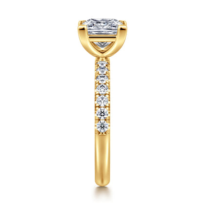 Winslow - 18K Yellow Gold Princess Cut Diamond Engagement Ring