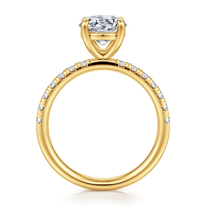 Winslow - 18K Yellow Gold Round Diamond Engagement Ring